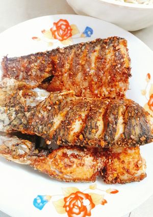 Hình của món Cá lóc muối sả.