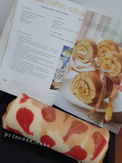 Foto resep BOLU GULUNG || Marble chiffon rollcake