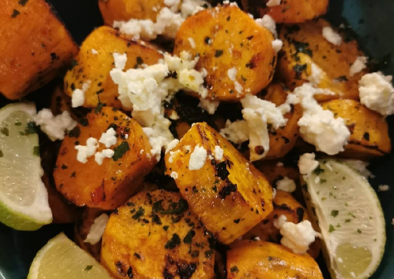 Patates douces au four