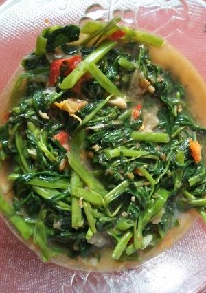 Foto resep Tumis kangkung bumbu terasi