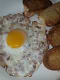 Huevo frito truquiao