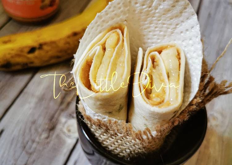 Peanut Butter and Banana Wraps