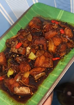 Foto resep Iwak karing telang masak asam