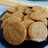 Galletas saladas de queso para canapés