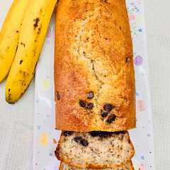 Una foto de Budín de Banana 🍌 con Suero de Leche 🥛