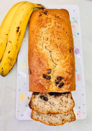 Una foto de Budín de Banana 🍌 con Suero de Leche 🥛