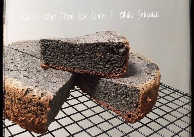 Resep Chiffon Ketan Hitam Rice Cooker Oleh Nila Suteja Cookpad