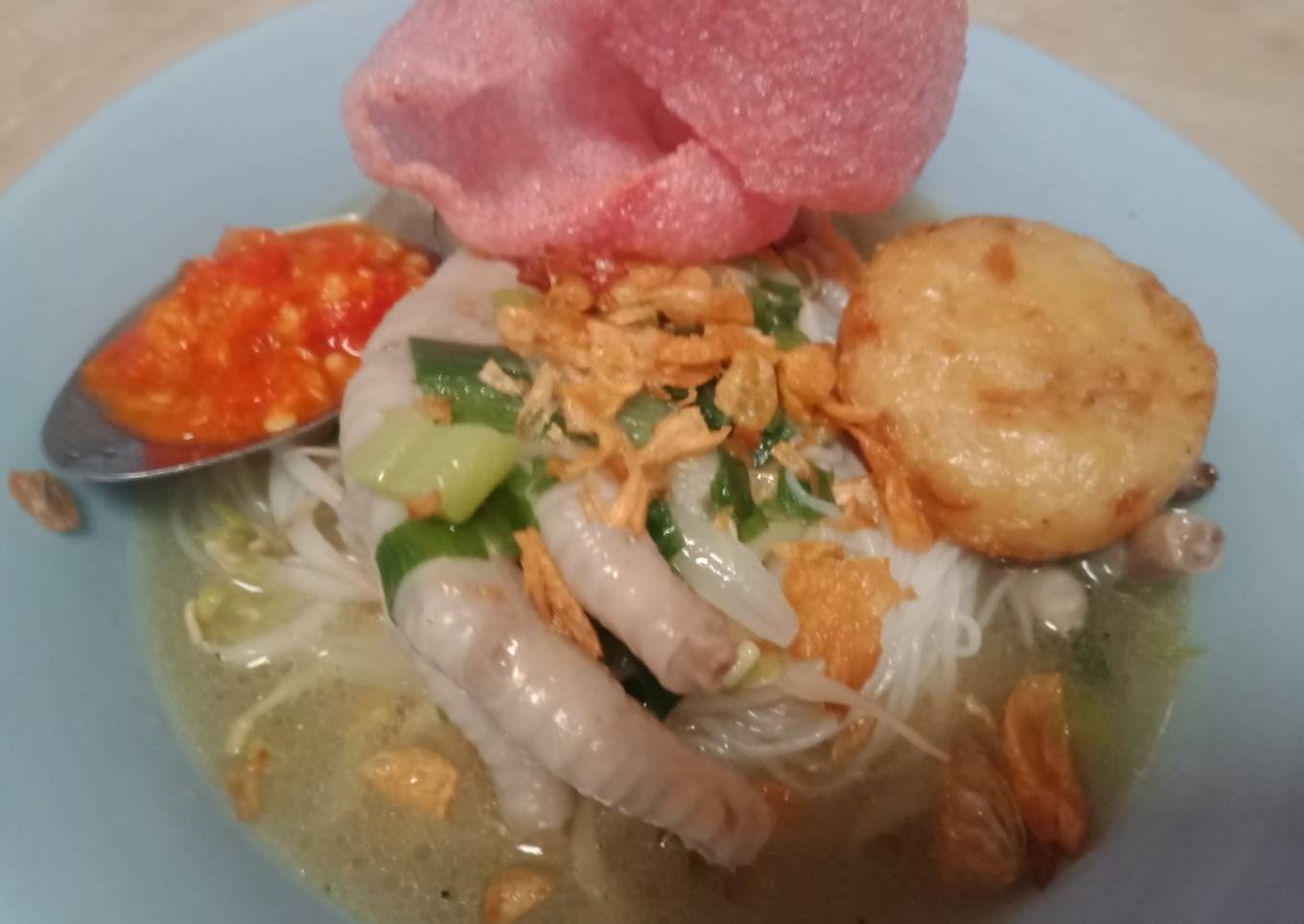 Soto Ayam + Ceker Bening