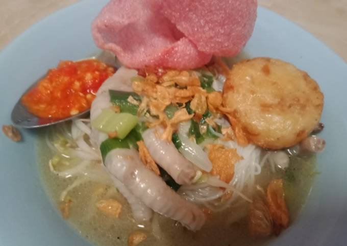 Soto Ayam + Ceker Bening