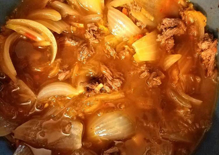 Recipe of Ultimate Slow cooker kimchi beef