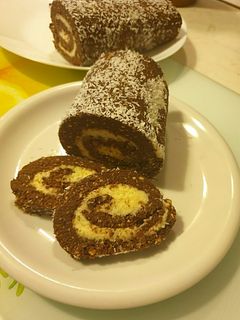 Kókusztekercs recept fotója