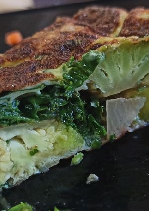 Una foto de Tortilla de vegetales