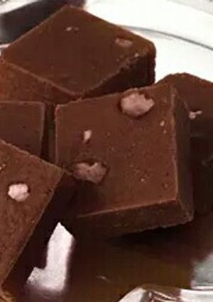 A picture of Chocolate Kaju Barfi.