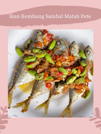 Recipe Ikan Kembung Sambal Matah Pete the  Makes Drooling Really delicious