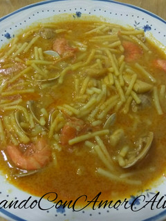 Una foto de Sopa de Marisco