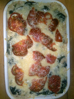 Una foto de Espinacas baby con bechamel