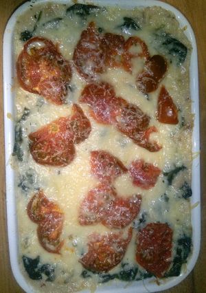 Una foto de Espinacas baby con bechamel