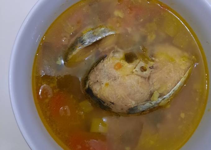 Cara bikin Sup Ikan Tenggiri Simple Rumahan