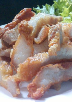 รูปของ หมูสามชั้นทอดน้ำปลา