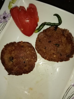 A picture of Beef shami kabab.