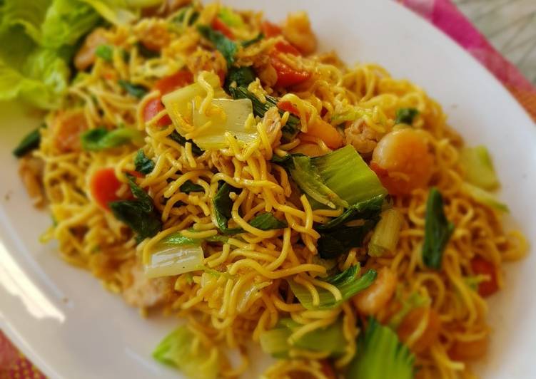 Mi Goreng Udang 🍜🦐🥬