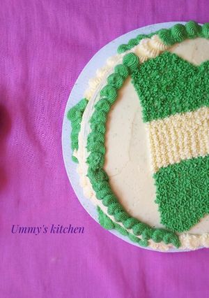 A picture of Nigerian Independence Cake.
