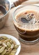A picture of Qishr (spiced coffee).