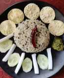 Black udad dal khichdi