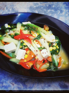 Foto resep Tumis pokcoy tofu