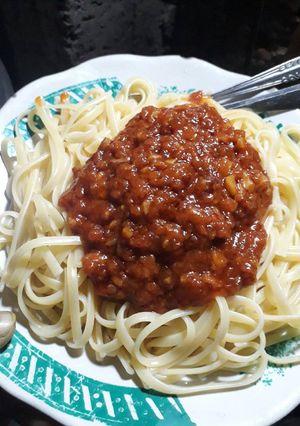 Foto resep Spageti saus simpel ga pake ribet