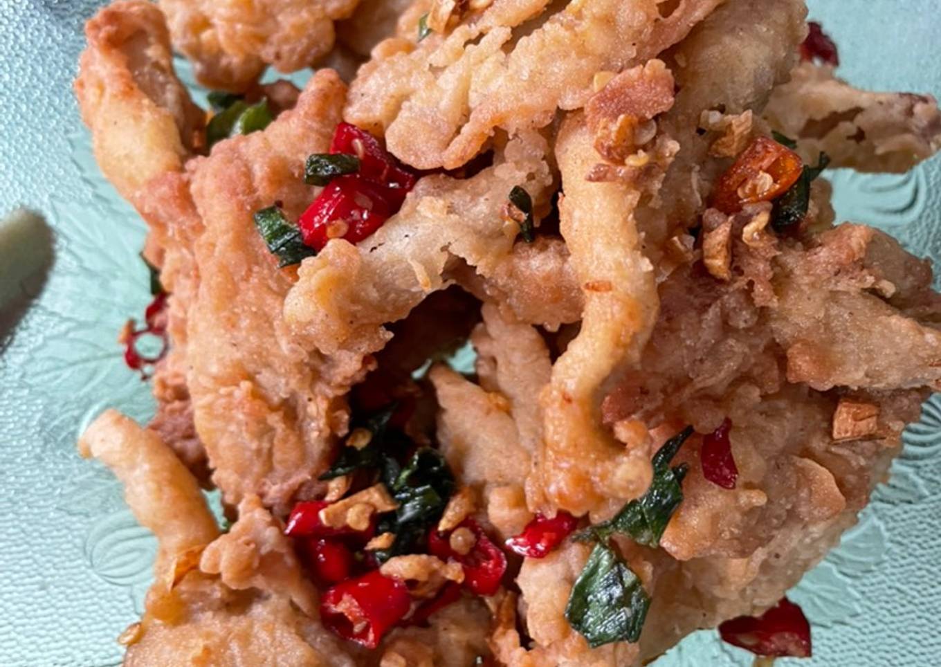 Jamur crispy cabe garam