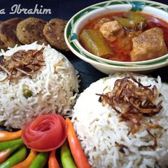 Matar Pulao Achaar Gosht Shami kabab A picture of Matar Pulao Achaar Gosht Shami kabab.