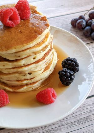 Une photo de Recette de Pancakes Fluffy (Facile)