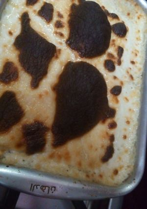 صورة لوصفة بطاطس بيوريه بالبشاميل🍴