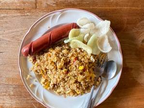 Nasi goreng rumahan bumbu iris