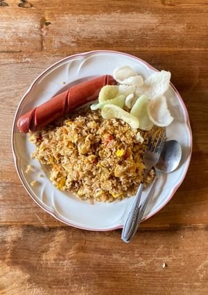 Foto resep Nasi goreng rumahan bumbu iris
