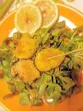 Pepite al forno di pollo impanato al curry