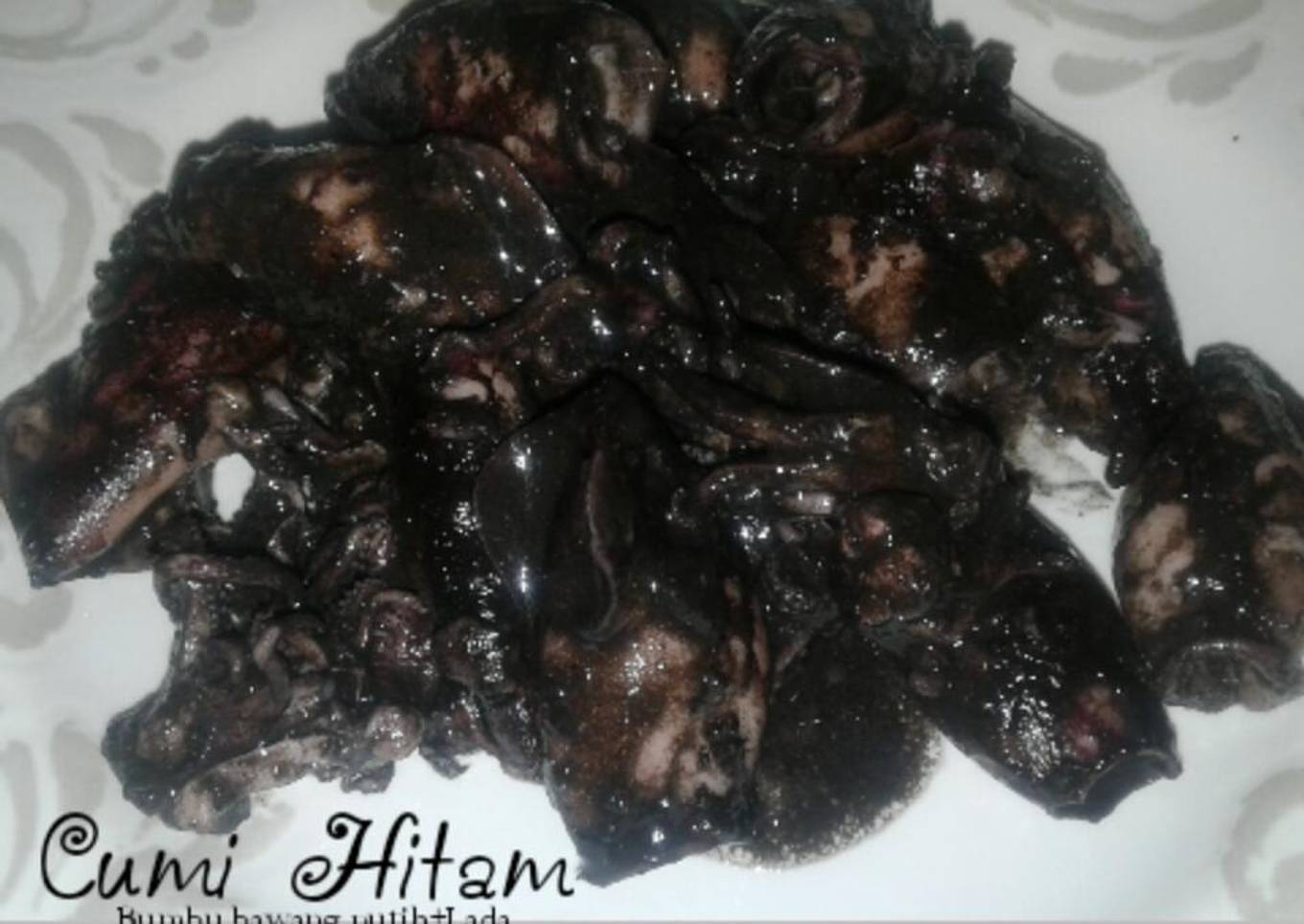 20. Cumi Hitam (Bawang Putih + Cabai) Mudah dan enak