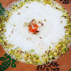 A picture of Zafran kheer.