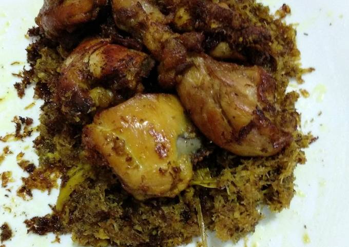 Ayam goreng serundeng instant