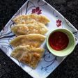 Aloo ke parathe with tomato chutney