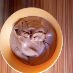 A picture of Chocolate whipped cream.