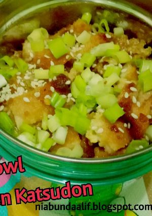 Foto resep Bekal Suami - Chicken Katsudon