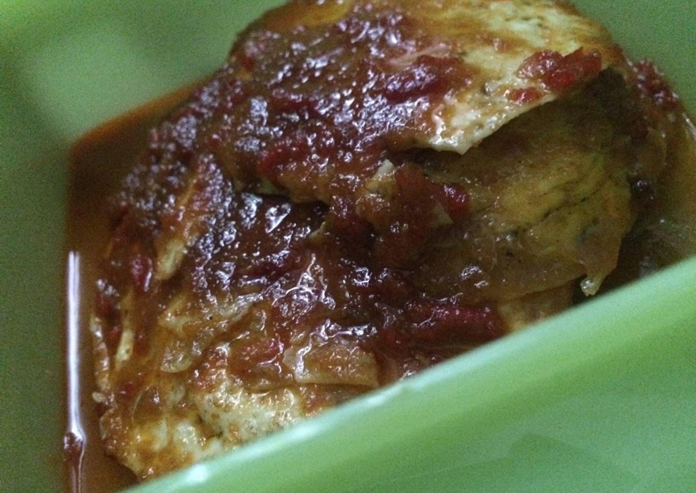 Resep Telor ceplok balado Anti Gagal