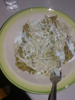 Una foto de Chilaquiles verdes