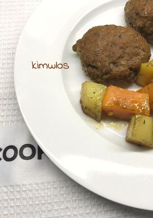 Φωτογραφία της συνταγής Μπιφτέκια με πατάτες και γλυκοπατάτες