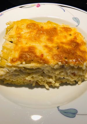 A picture of Creamy Baked Spaghetti 🍝.