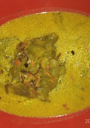 Foto resep Lodeh koro teri pedas