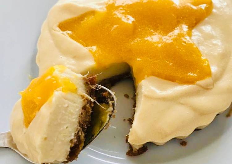 Easiest Way to Prepare Any-night-of-the-week Vegan mango cheezecake