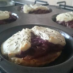 A picture of Onion and Goat's Cheese Tart.